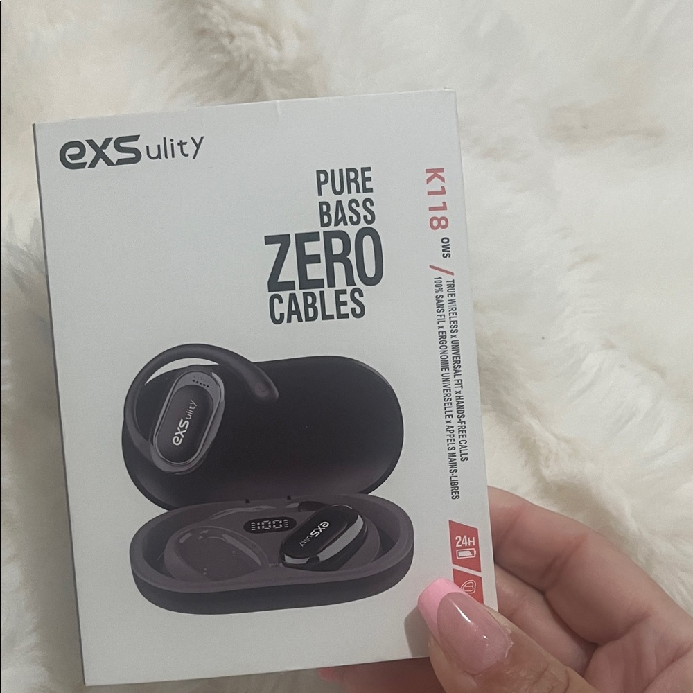 EXS Wireless Earbuds in Black